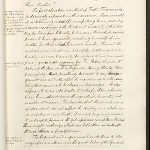 a page of handwritten text