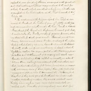 a page of handwritten text