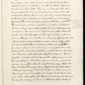 a page of handwritten text