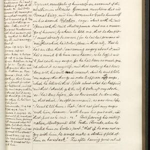 a page of handwritten text