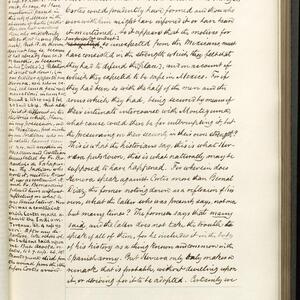 a page of handwritten text