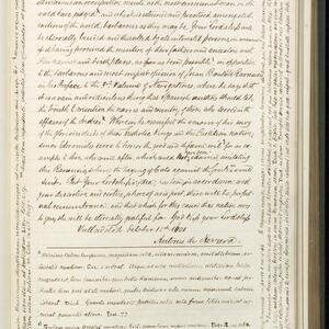 a page of handwritten text