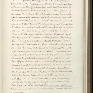a page of handwritten text