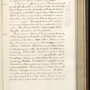 a page of handwritten text
