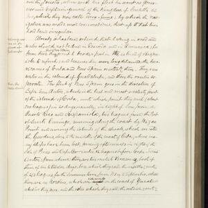 a page of handwritten text