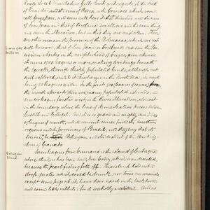 a page of handwritten text