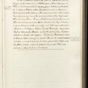 a page of handwritten text