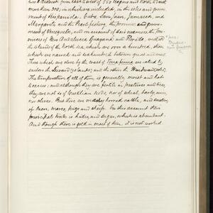 a page of handwritten text