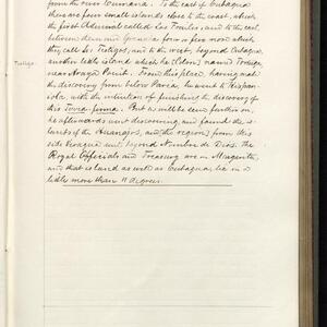 a page of handwritten text