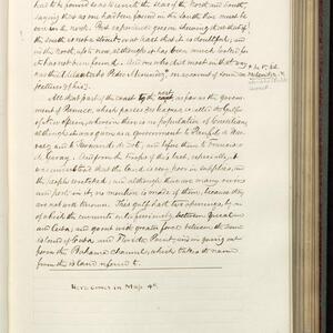 a page of handwritten text
