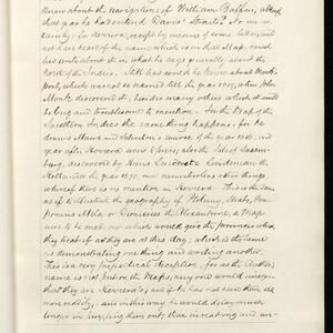 a page of handwritten text