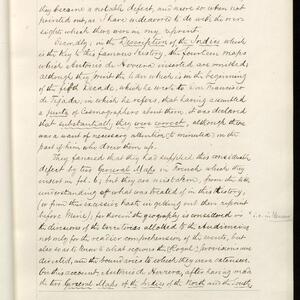 a page of handwritten text