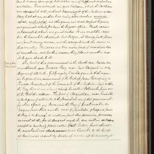 a page of handwritten text