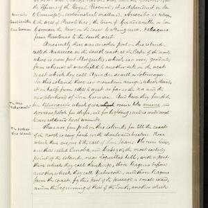 a page of handwritten text