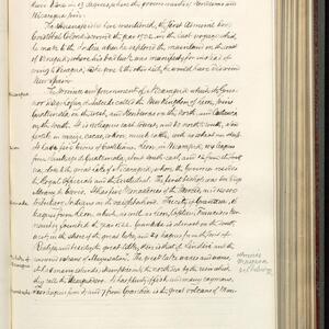 a page of handwritten text