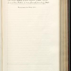 a page of handwritten text