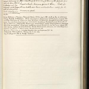 a page of handwritten text