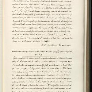 a page of handwritten text