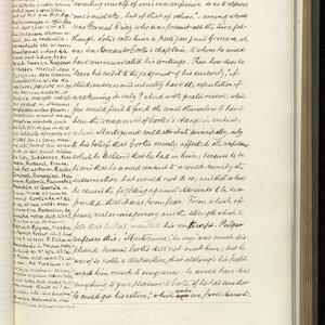 a page of handwritten text