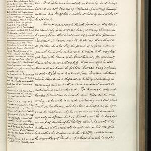 a page of handwritten text