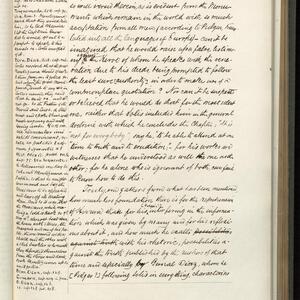a page of handwritten text