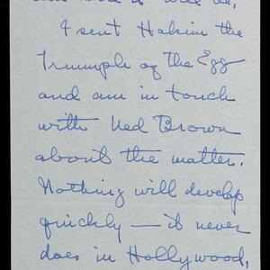 a page of handwritten text