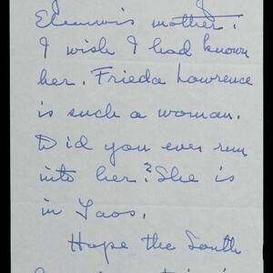 a page of handwritten text