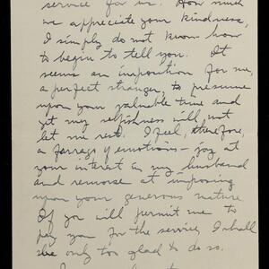 a page of handwritten text