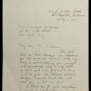 a page of handwritten text