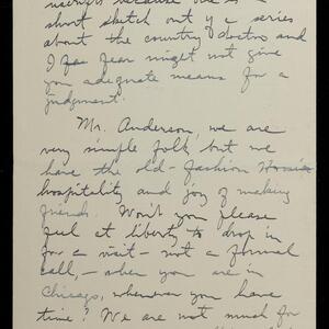 a page of handwritten text