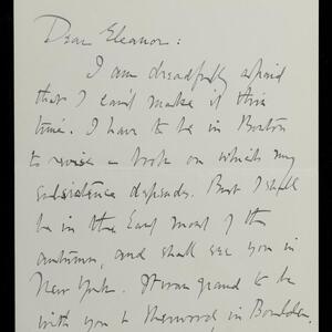 a page of handwritten text