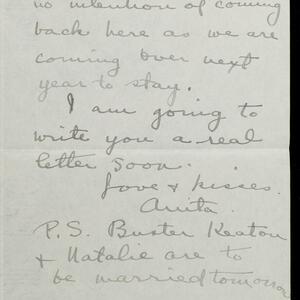 a page of handwritten text