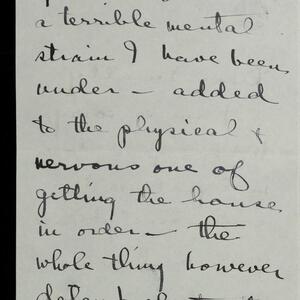 a page of handwritten text