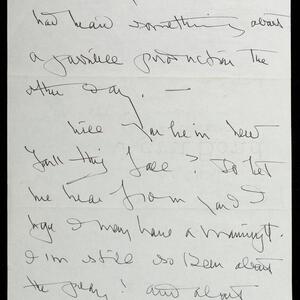 a page of handwritten text