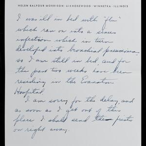 a page of handwritten text