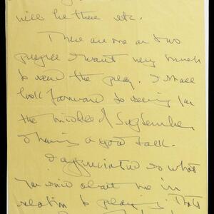 a page of handwritten text