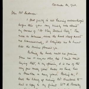 a page of handwritten text