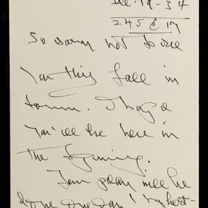 a page of handwritten text