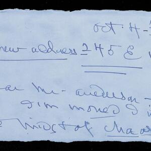 a page of handwritten text