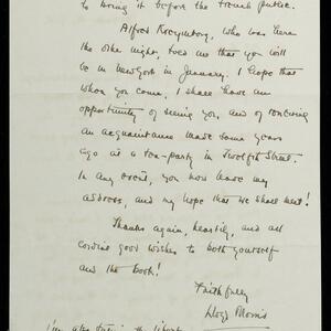 a page of handwritten text