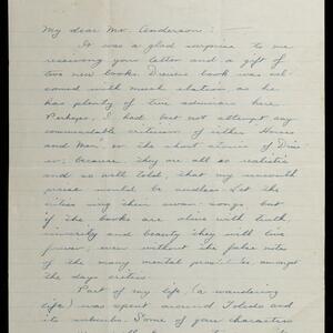a page of handwritten text