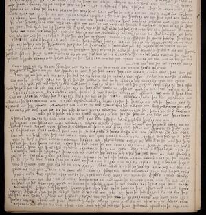 a page of handwritten text