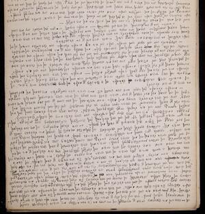 a page of handwritten text