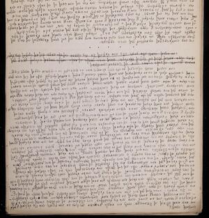 a page of handwritten text