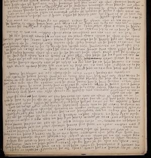 a page of handwritten text