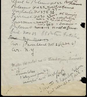 a page of handwritten text