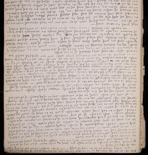 a page of handwritten text