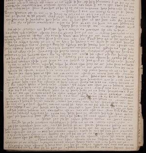 a page of handwritten text