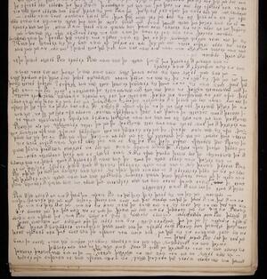 a page of handwritten text