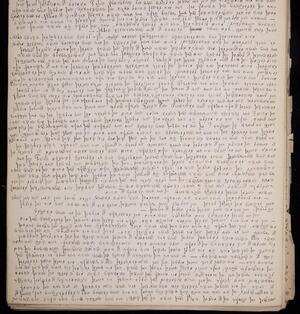 a page of handwritten text